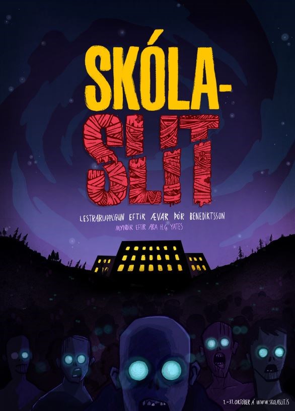 Verkefnið Skólaslit - saga eftir Ævar
